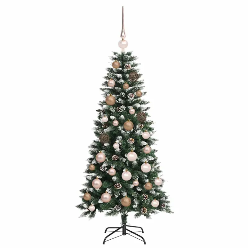 Dirbtinė Kalėdų eglutė Žalia 120 cm PVC, plastikas ir plienas