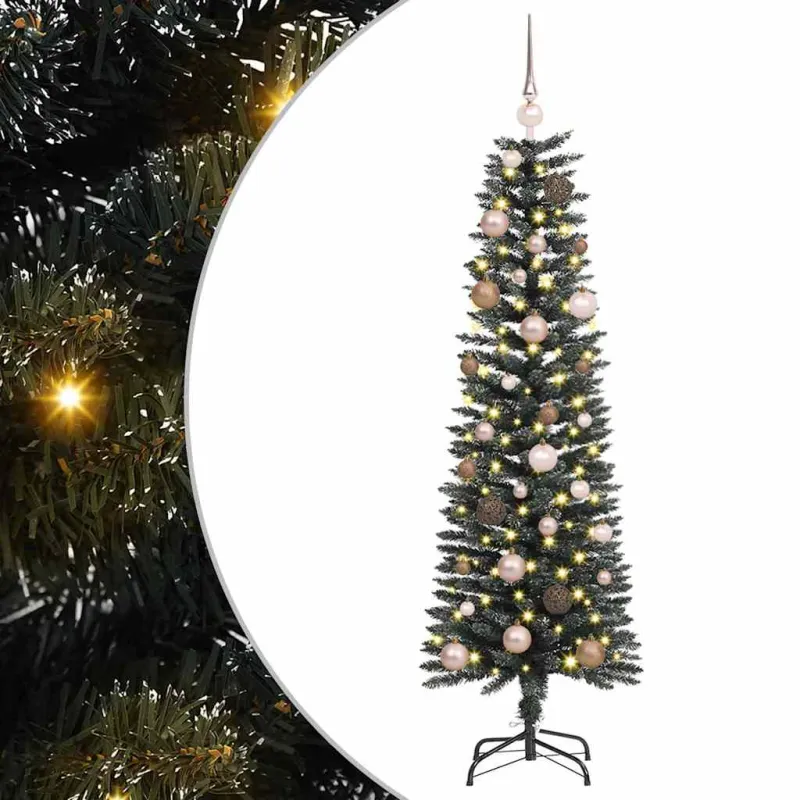Dirbtinė Kalėdų eglutė Žalia 150 cm PVC, plastikas ir plienas