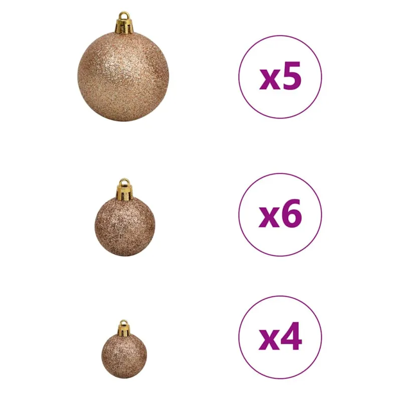 Dirbtinis prieššventinis eglutė su šviesomis Juoda 120 cm PVC
