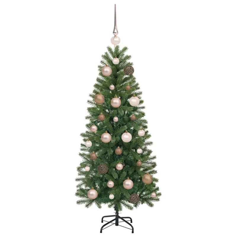 Dirbtinė Kalėdų eglutė su 150 LED Žalia 120 cm PE ir PVC