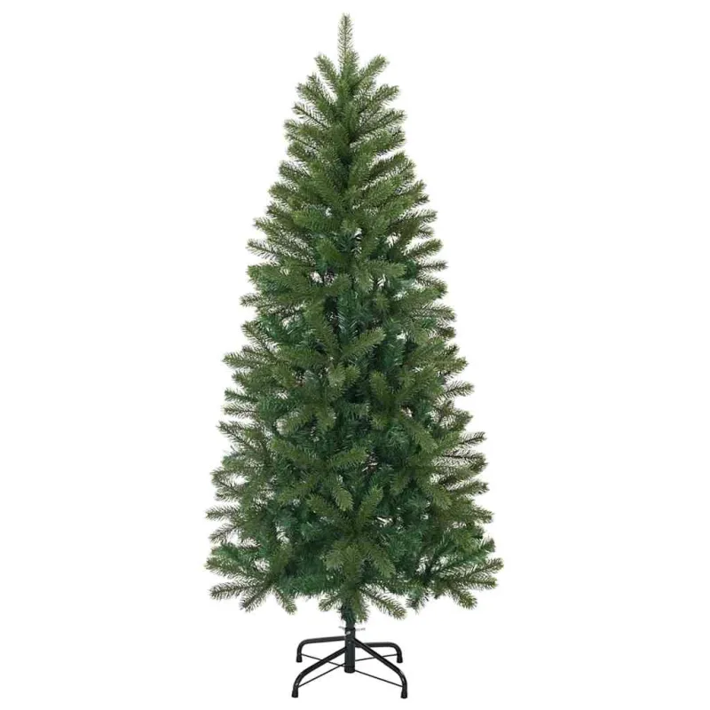 Dirbtinė Kalėdų eglutė su 150 LED Žalia 150 cm PE ir PVC