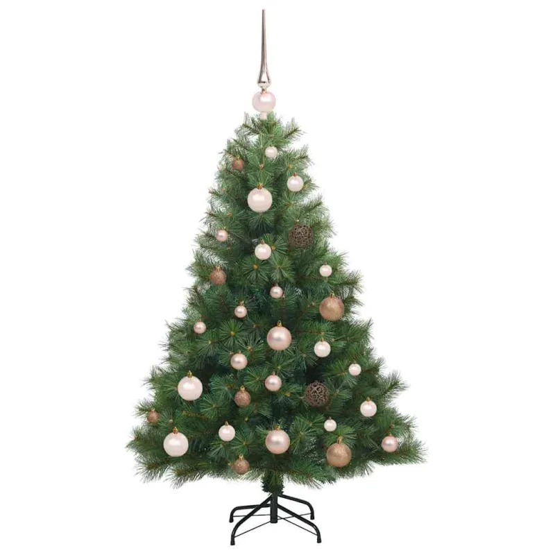 Dirbtinė Kalėdų eglutė su 150 LED Žalia 120 cm PE ir PVC