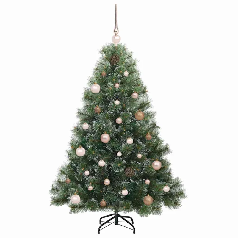 Dirbtinė Kalėdų eglutė su 150 LED Žalia 150 cm PE ir PVC