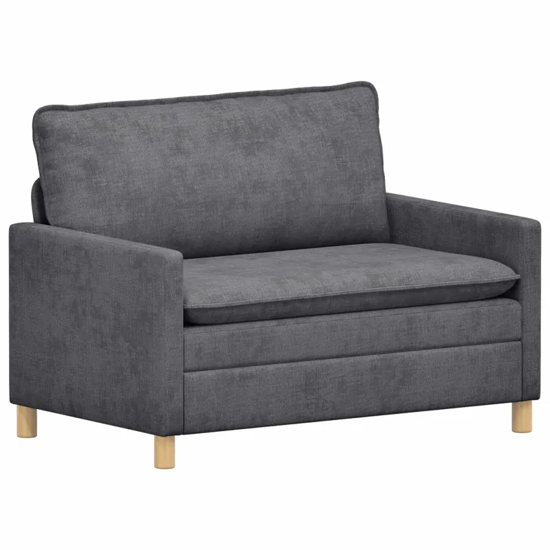Sofos komplektas 2 pcs Tamsiai pilka Poliesteris