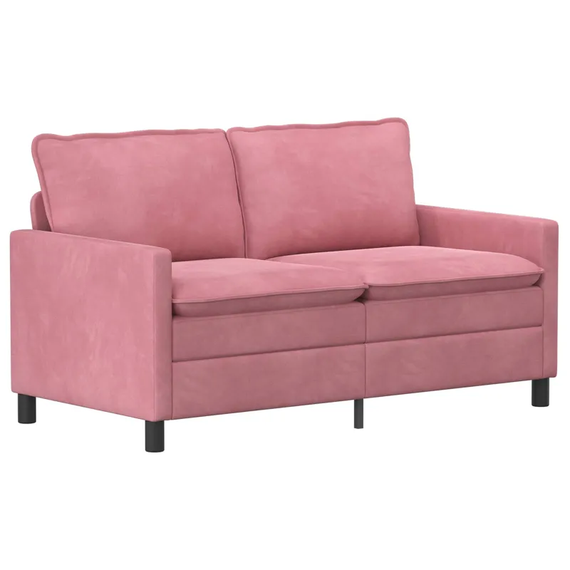 Sofos komplektas 2 pcs Rožinė Aksomas