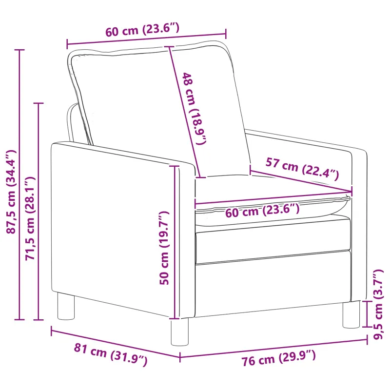 Sofos komplektas 2 pcs Turkio Aksomas