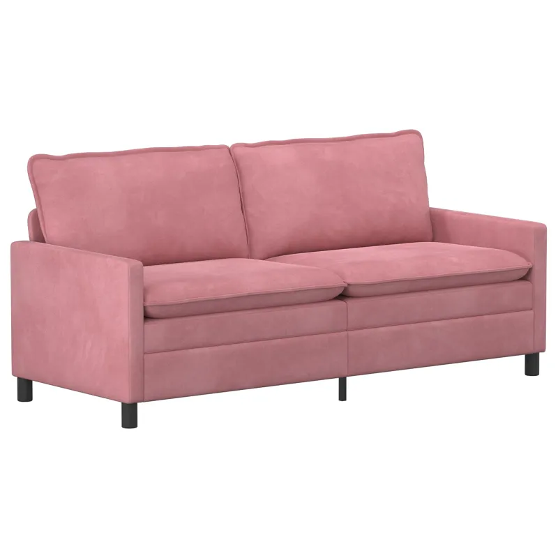 Sofos komplektas 2 pcs Rožinė Aksomas