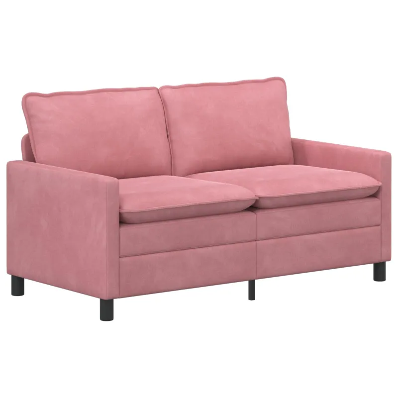 Sofos komplektas 2 pcs Rožinė Aksomas