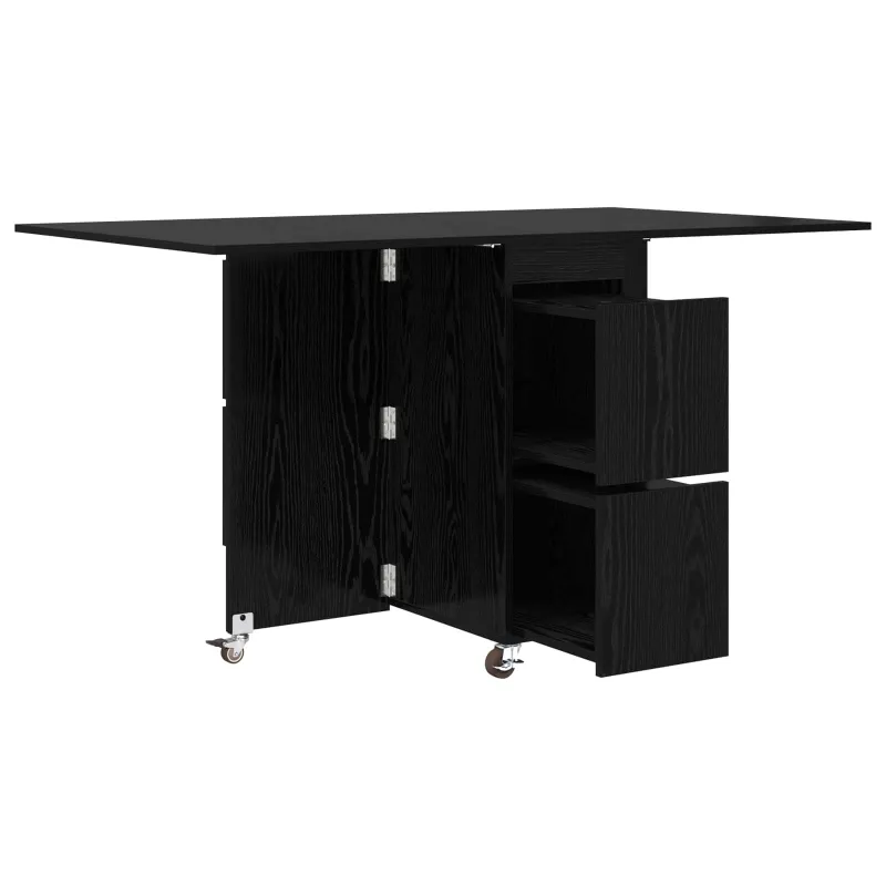 Valgomojo stalas 2 pcs 140 x 80 x 77 cm Apdirbta mediena