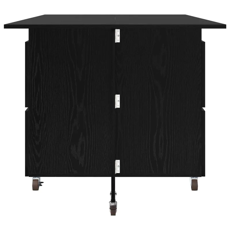 Valgomojo stalas 2 pcs 140 x 80 x 77 cm Apdirbta mediena