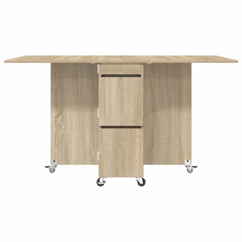 Valgomojo stalas 2 pcs 140 x 80 x 77 cm Apdirbta mediena