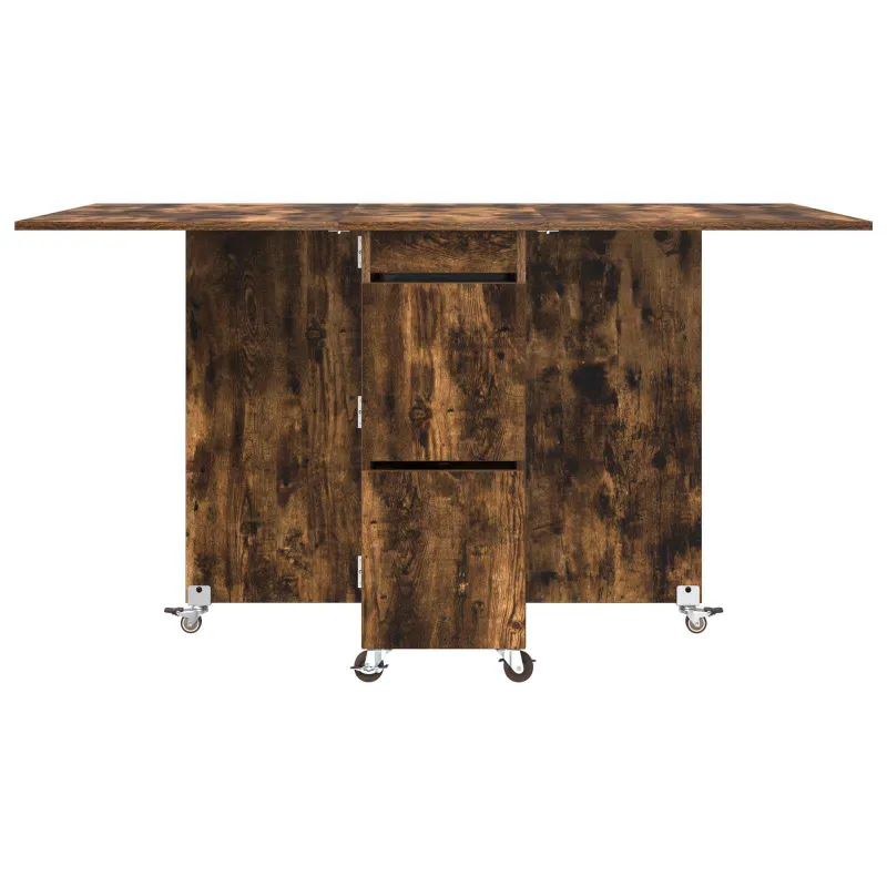 Valgomojo stalas 2 pcs 140 x 80 x 77 cm Apdirbta mediena
