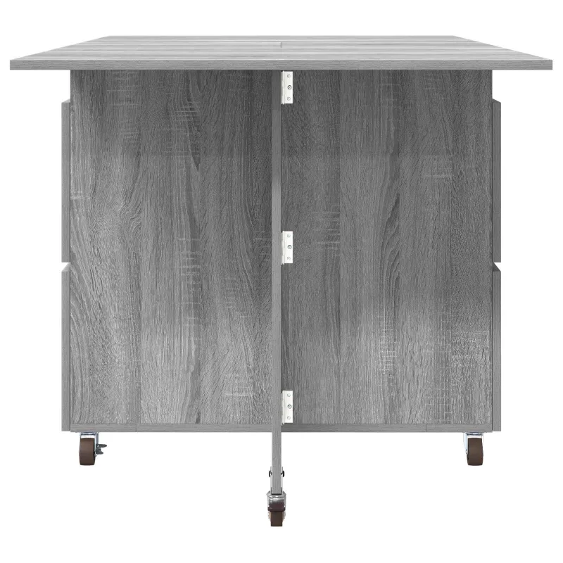 Valgomojo stalas 2 pcs 140 x 80 x 77 cm Apdirbta mediena