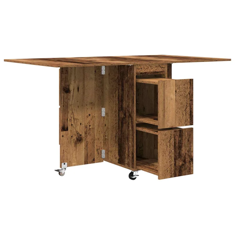 Valgomojo stalas 2 pcs 140 x 80 x 77 cm Apdirbta mediena
