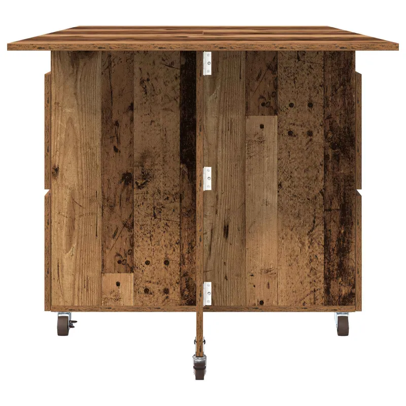 Valgomojo stalas 2 pcs 140 x 80 x 77 cm Apdirbta mediena