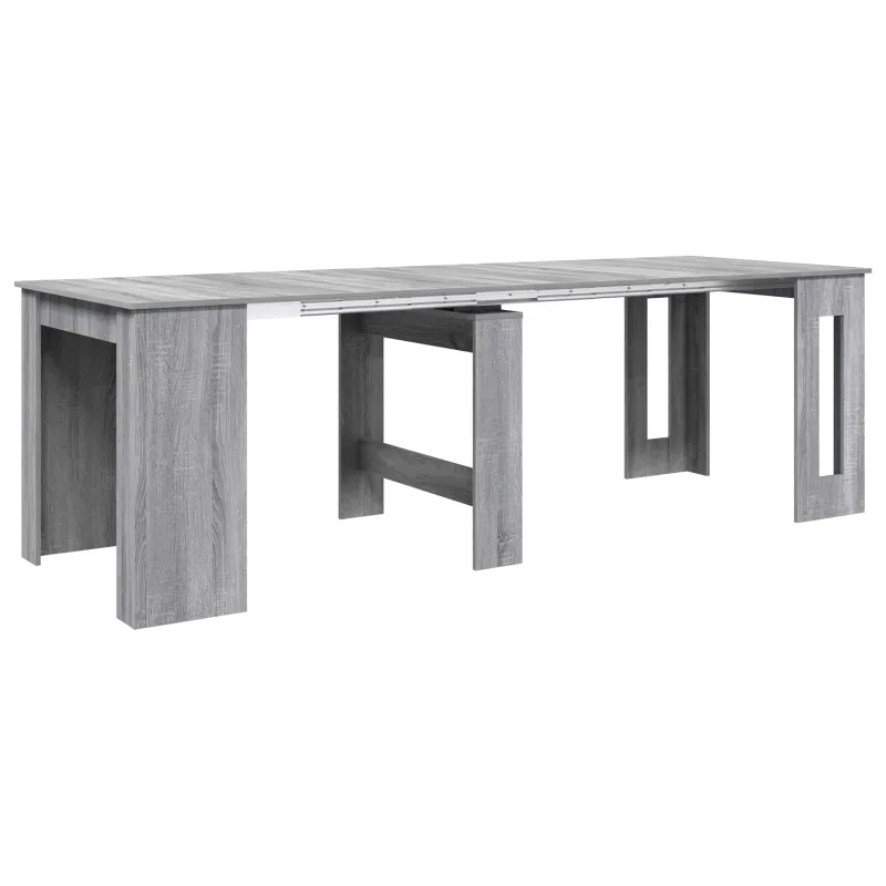 Valgomojo stalas 240 x 85 x 75 cm Apdirbta mediena Pilka Sonoma