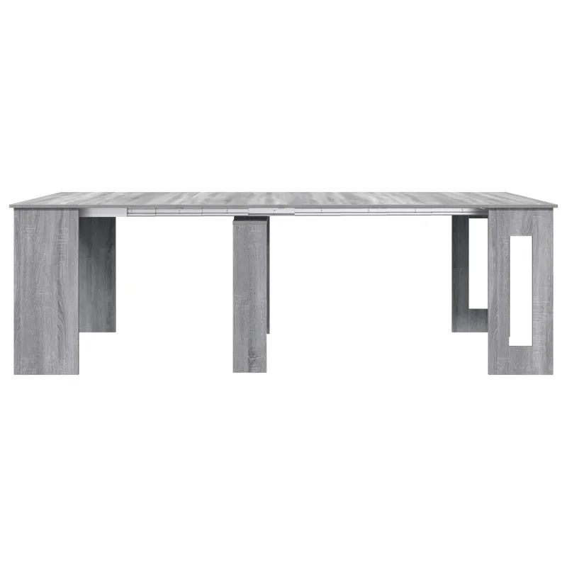 Valgomojo stalas 240 x 85 x 75 cm Apdirbta mediena Pilka Sonoma