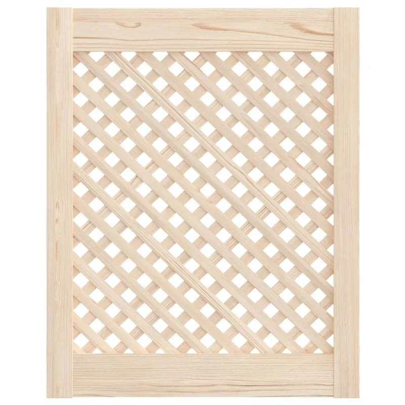 Spintelės durelės, 2vnt., 49,5x61,5 cm, pušis, grotelių dizaino
