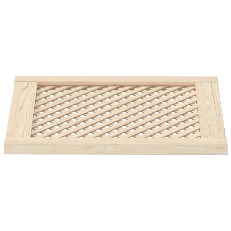 Spintelės durelės, 2vnt., 49,5x61,5 cm, pušis, grotelių dizaino