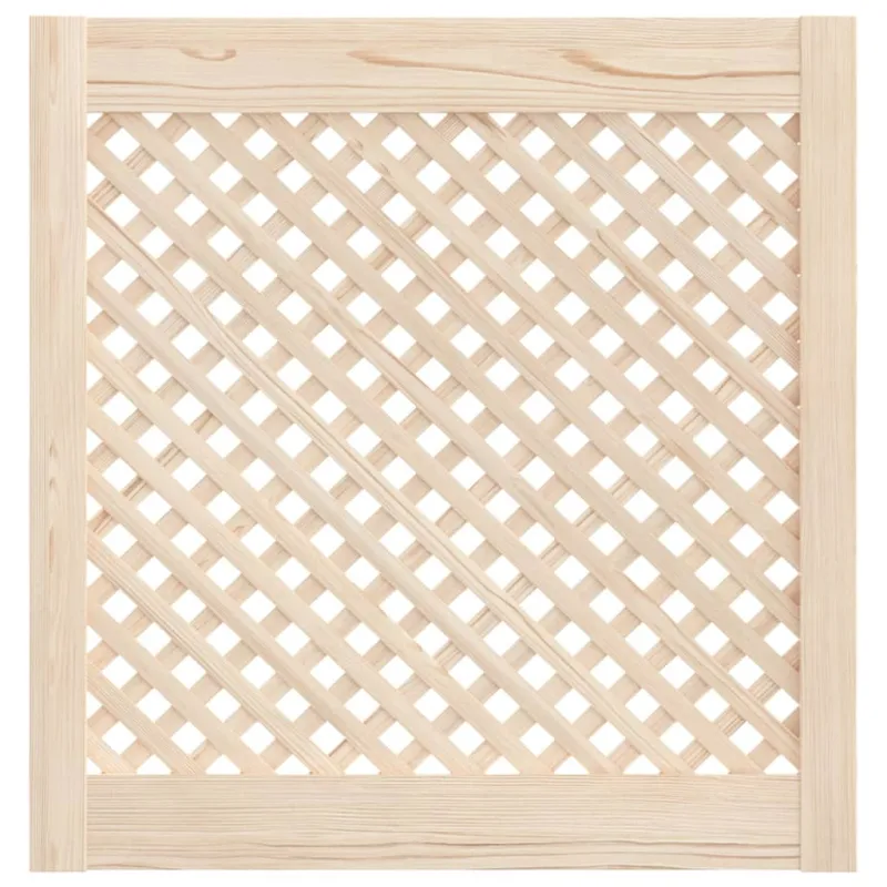 Spintelės durelės, 2vnt., 59,5x61,5 cm, pušis, grotelių dizaino