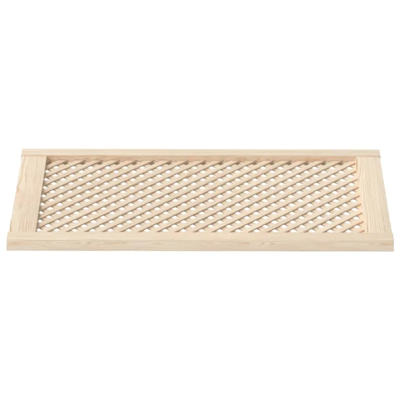 Spintelės durelės, 2vnt., 49,5x99cm, pušis, grotelių dizaino