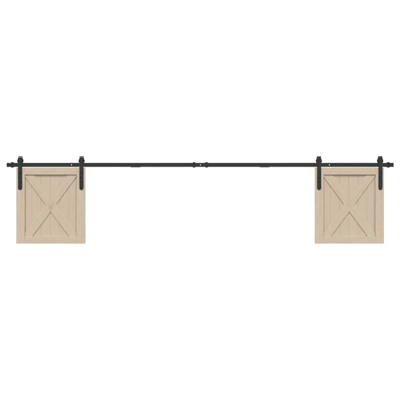 stumdomų spintelių durų komplektas 244 cm anglinis plienas