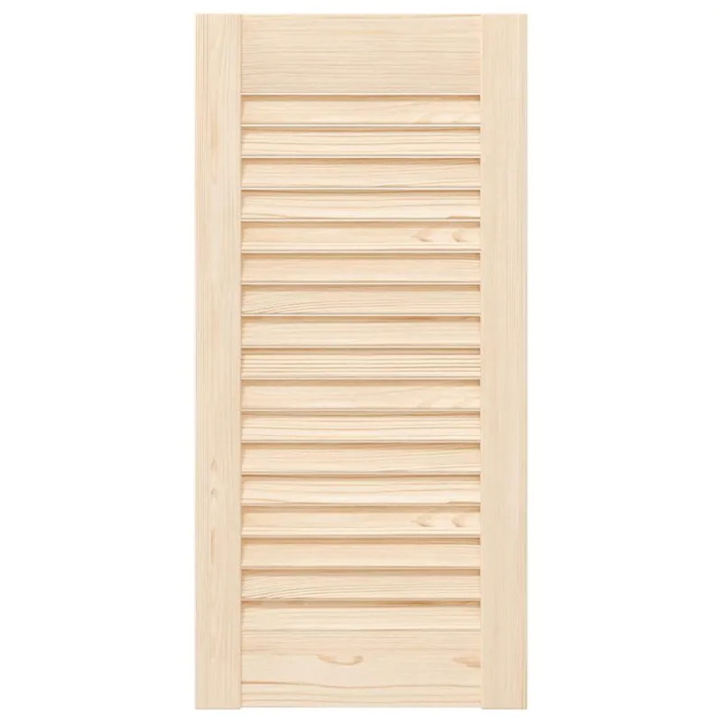 Spintelės durelės, 2vnt., 61,5x29,5cm, pušis, žaliuzių dizaino