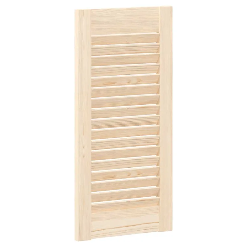 Spintelės durelės, 2vnt., 61,5x29,5cm, pušis, žaliuzių dizaino