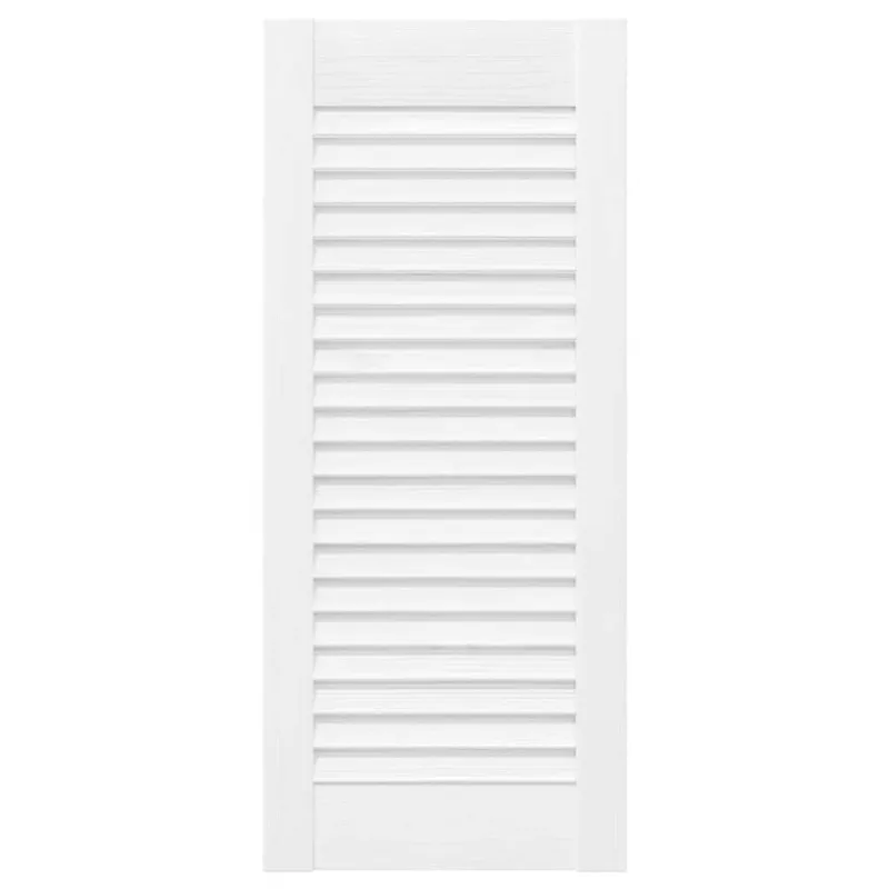Spintelės durelės, 4vnt., baltos, 69x29,5cm, žaliuzių dizaino