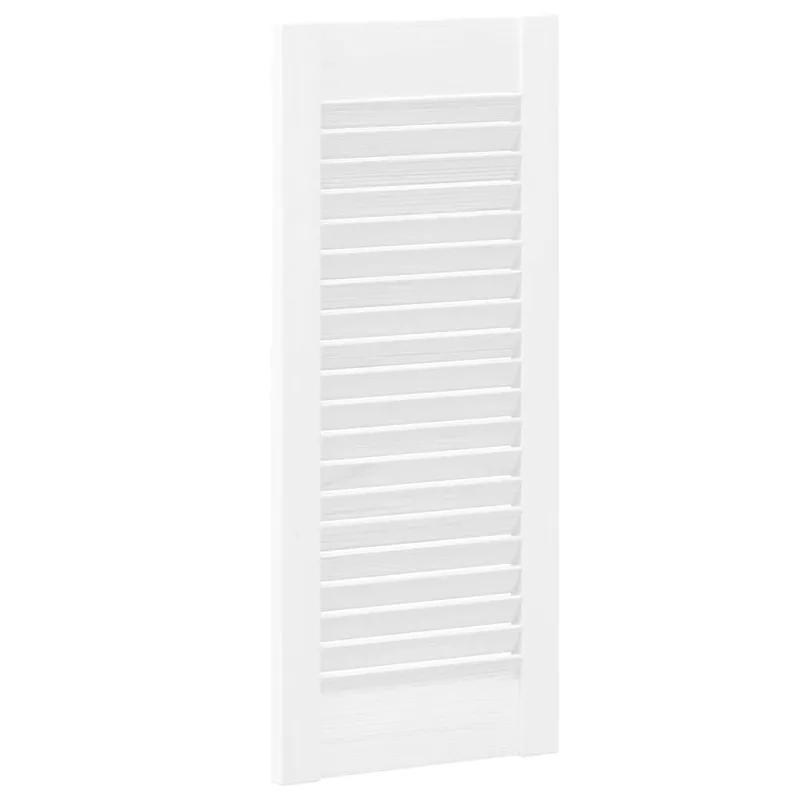 Spintelės durelės, 4vnt., baltos, 69x29,5cm, žaliuzių dizaino