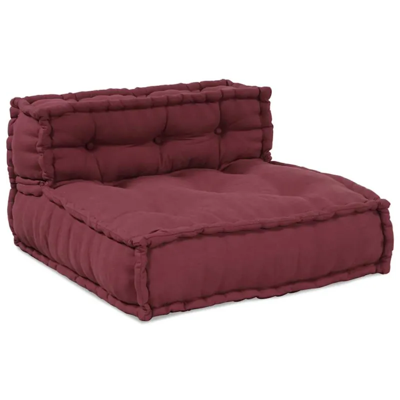 Modulinė sofa, kaštoninės spalvos, 70x70x54 cm, audinys
