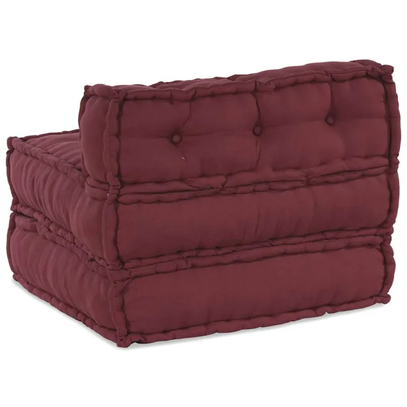 Modulinė sofa, kaštoninės spalvos, 70x70x54 cm, audinys