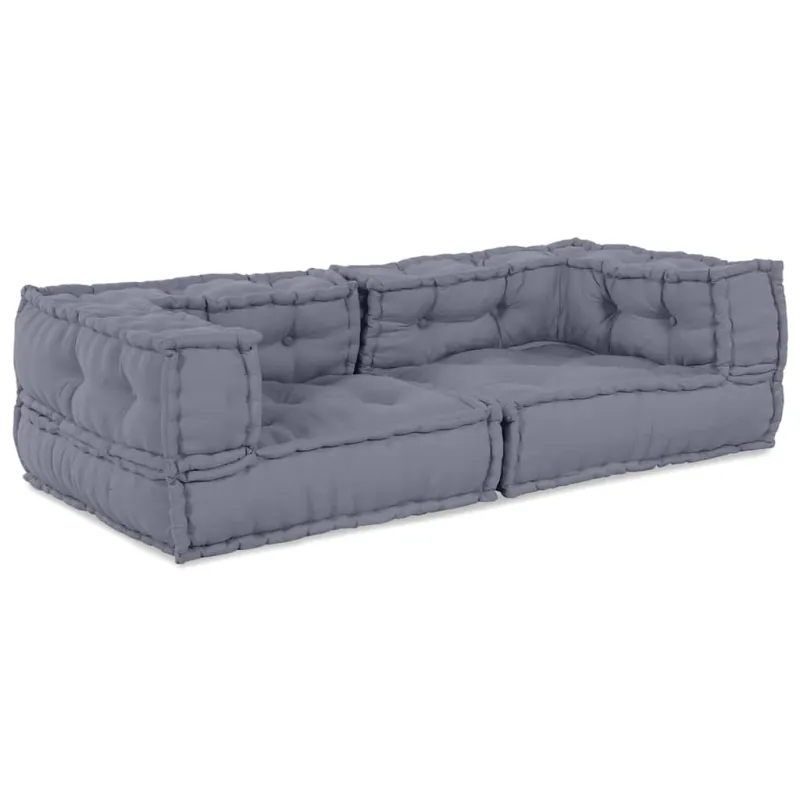 Modulinė sofa 3 pcs Pilka 140 x 70 x 36 cm Audinys