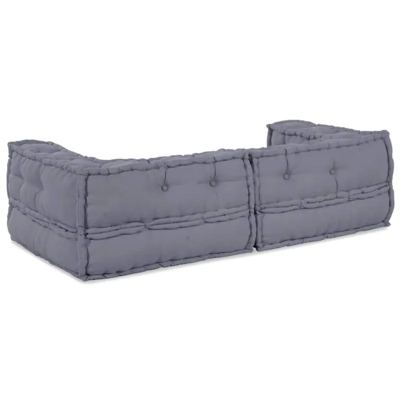 Modulinė sofa 3 pcs Pilka 140 x 70 x 36 cm Audinys