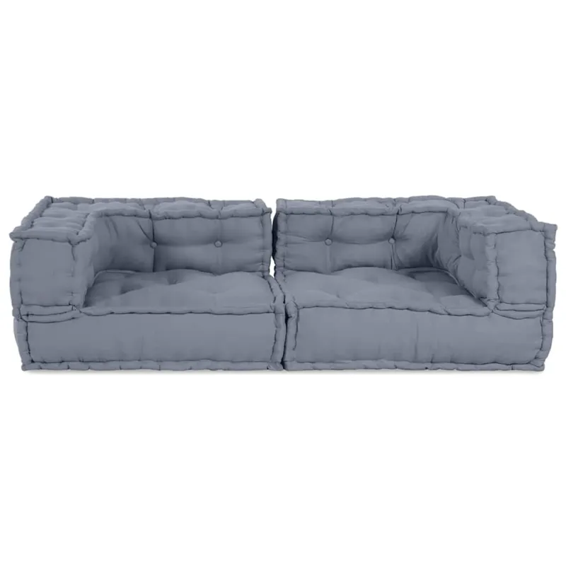Modulinė sofa 3 pcs Pilka 140 x 70 x 36 cm Audinys