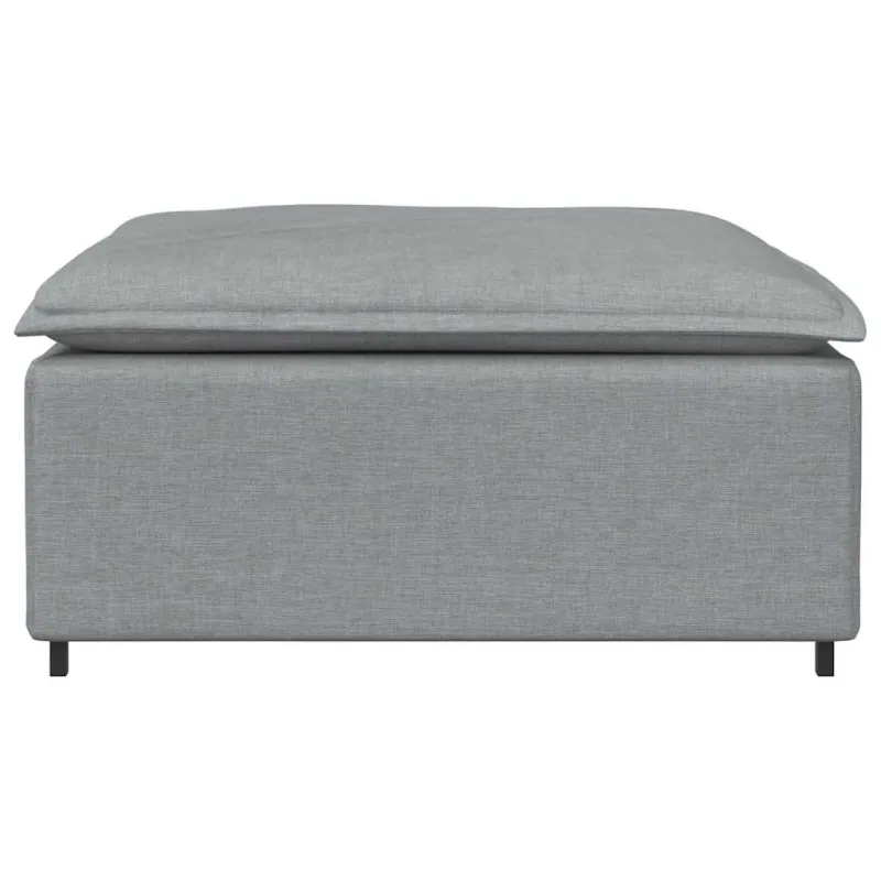 Modulinė sofa, pakojų pakojis, šviesiai pilka, 100x100x48 cm