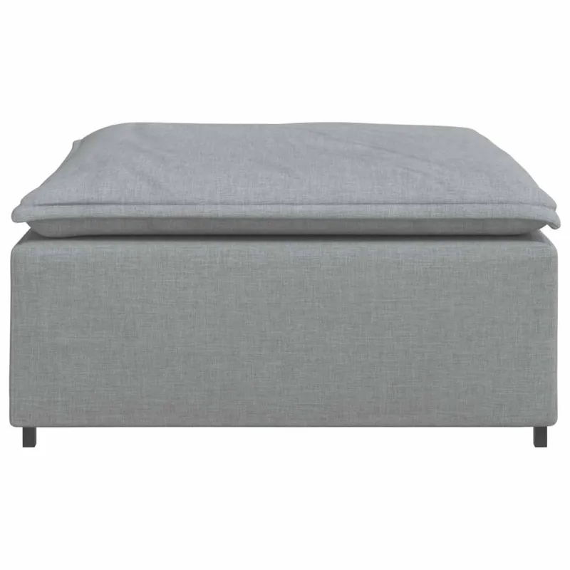 Modulinė sofa, pakojų pakojis, šviesiai pilka, 100x100x48 cm