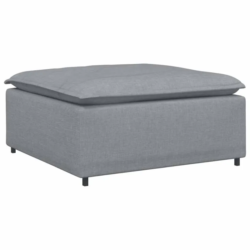 Modulinė sofa, pakojų pakojis, šviesiai pilka, 100x100x48 cm