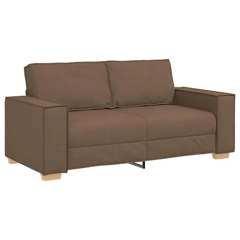Dvivietė sofa, ruda, 180x78x84 cm, audinys