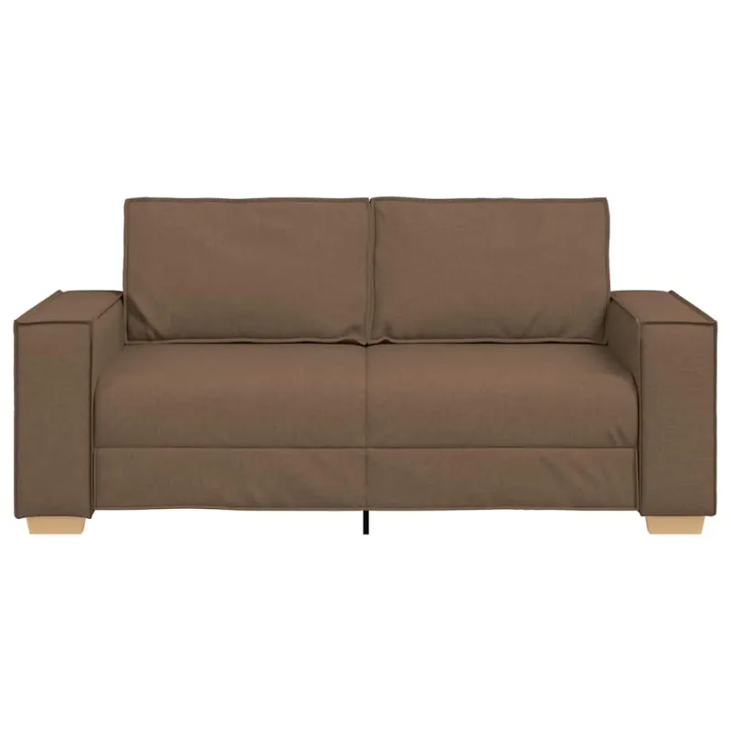 Dvivietė sofa, ruda, 180x78x84 cm, audinys