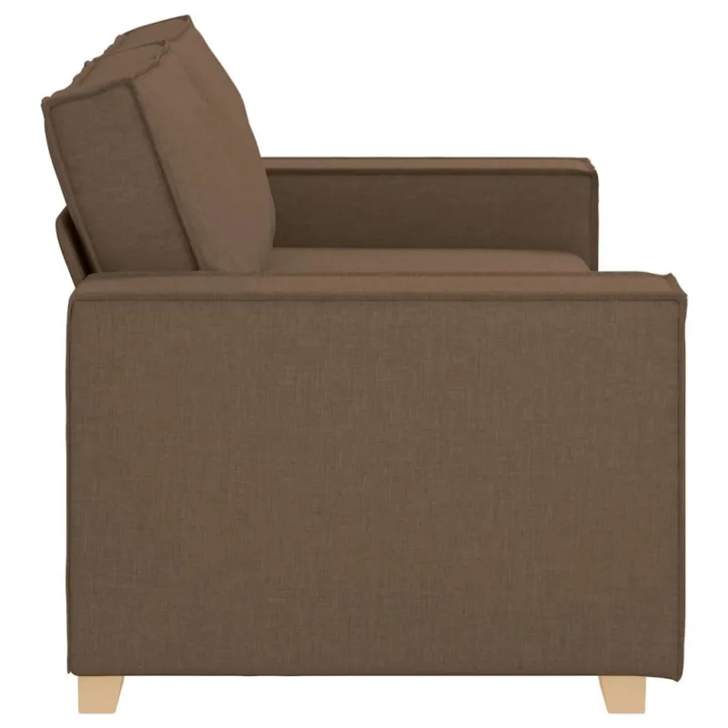 Dvivietė sofa, ruda, 180x78x84 cm, audinys
