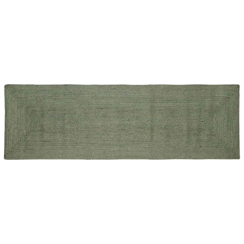 Zoninės kiliminės dangos Alyvuogių žalia 80 x 250 cm Džiutas