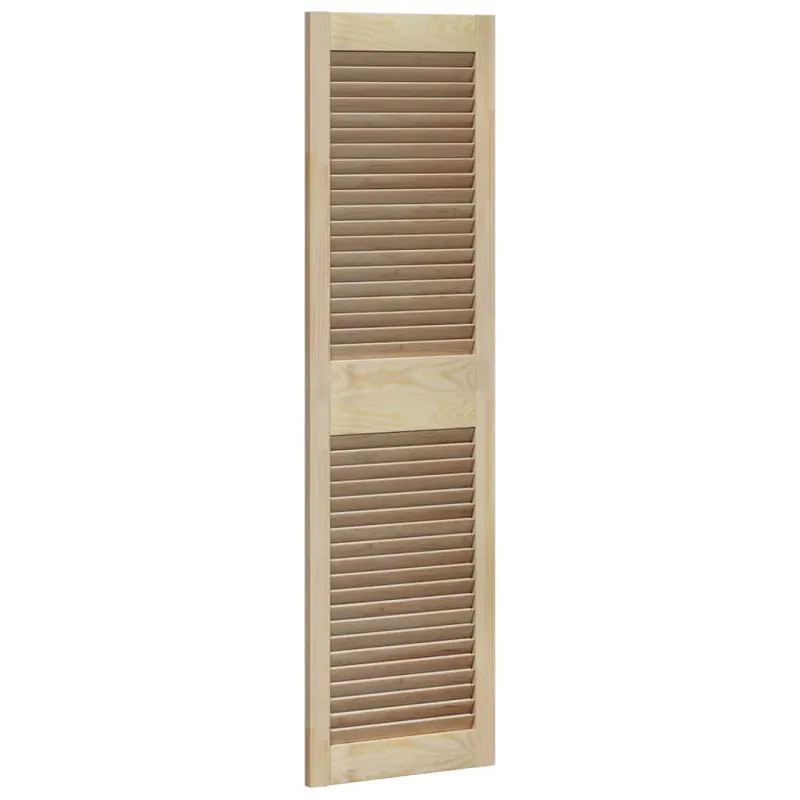 Spintelės durys su durimis 2 pcs Natūrali 140,5 x 2,1 x 39,5 cm