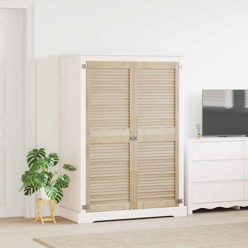 Spintelės durys su durimis 2 pcs Natūrali 49,5 x 2,1 x 140,5 cm