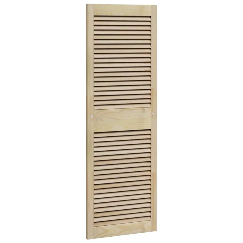 Spintelės durys su durimis 2 pcs Natūrali 49,5 x 2,1 x 140,5 cm