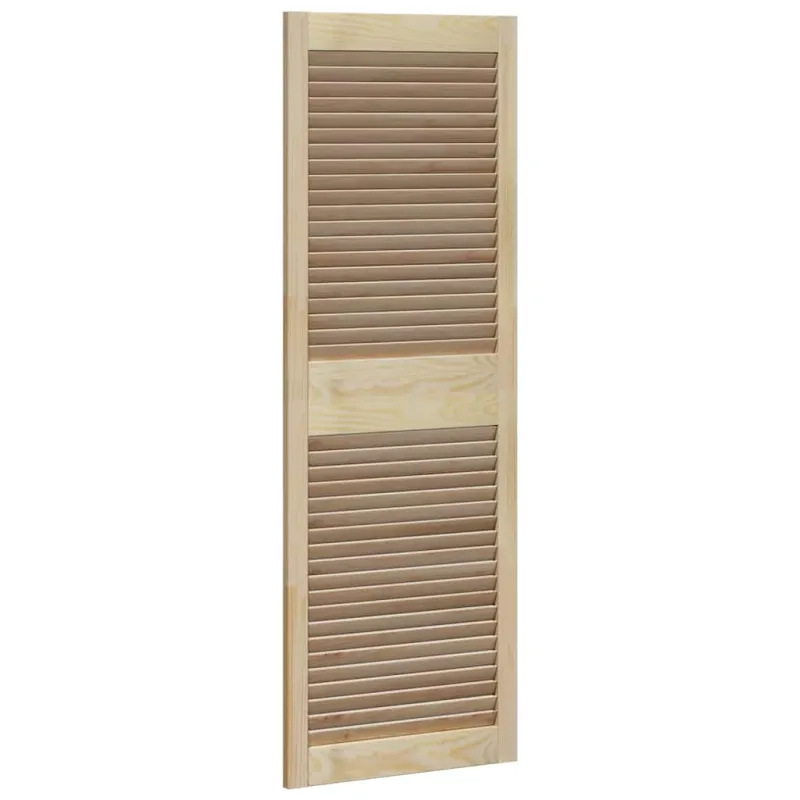 Spintelės durys su durimis 2 pcs Natūrali 49,5 x 2,1 x 140,5 cm
