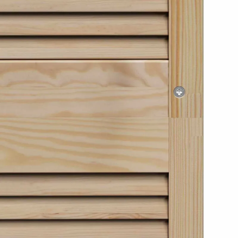 Spintelės durys su durimis 2 pcs Natūrali 49,5 x 2,1 x 140,5 cm