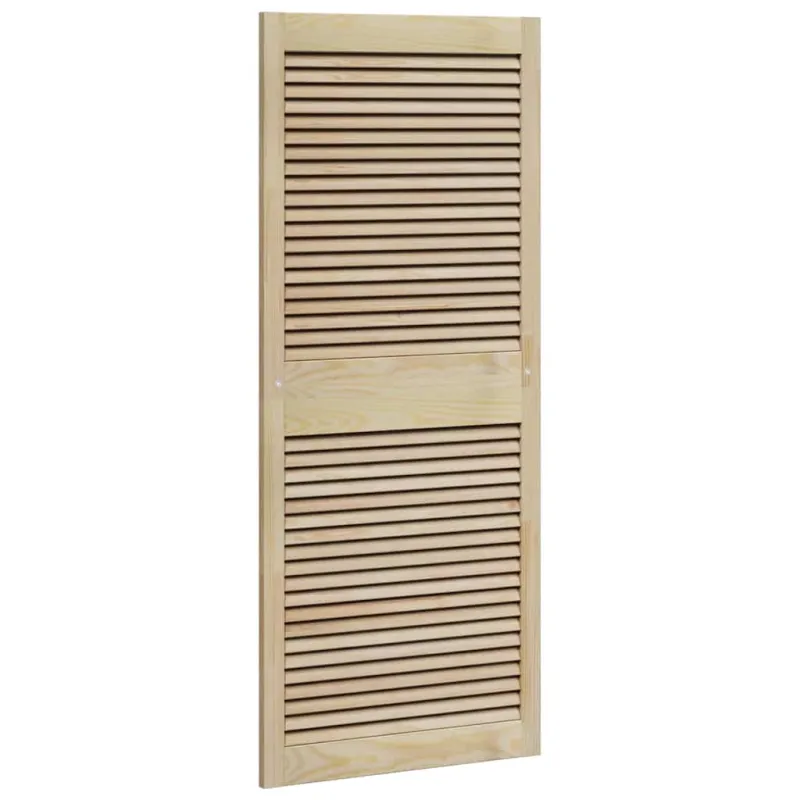 Spintelės durys su durimis Natūrali 140,5 x 2,1 x 59,5 cm