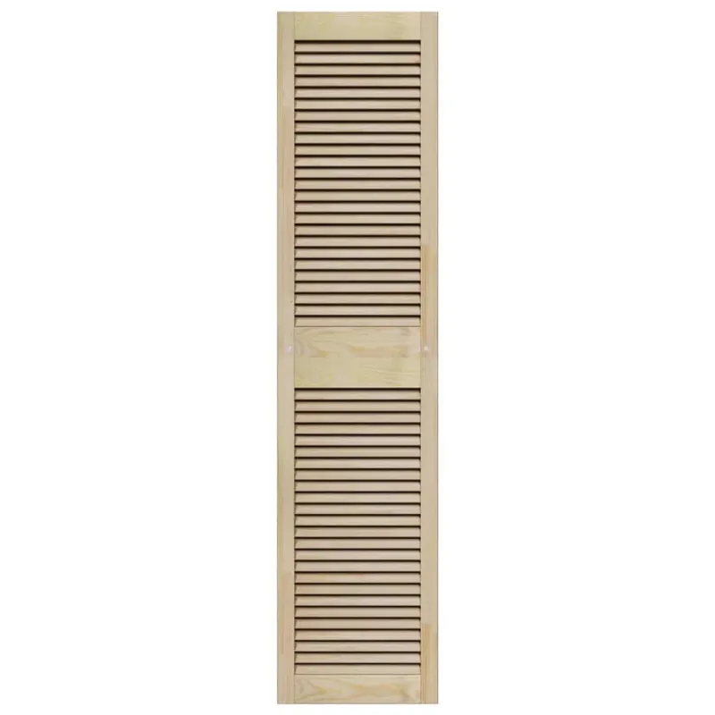Spintelės durys su durimis 2 pcs Natūrali 170 x 2,1 x 39,5 cm