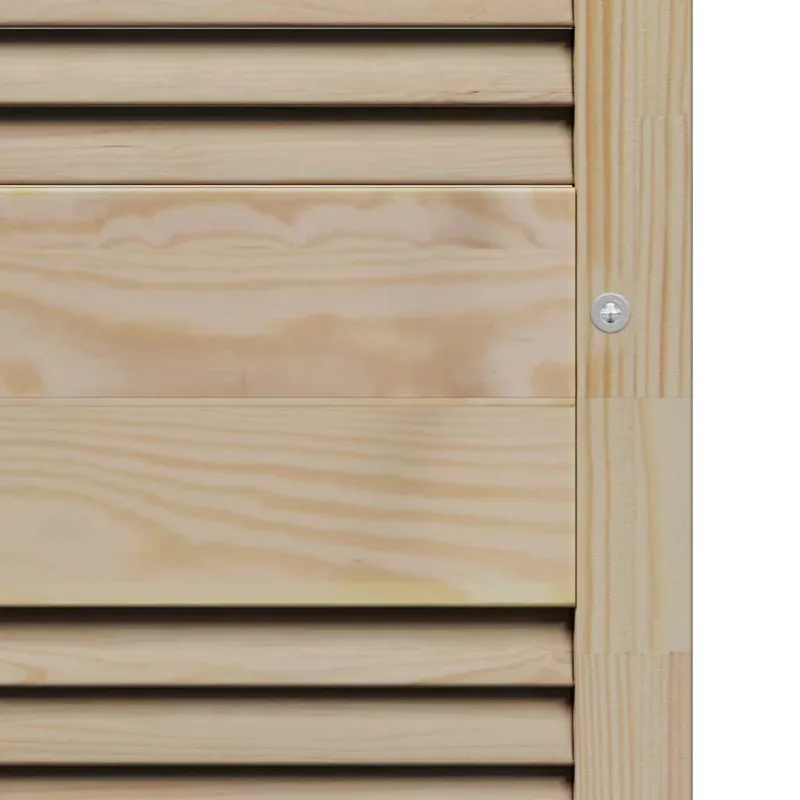Spintelės durys su durimis 2 pcs Natūrali 170 x 2,1 x 39,5 cm